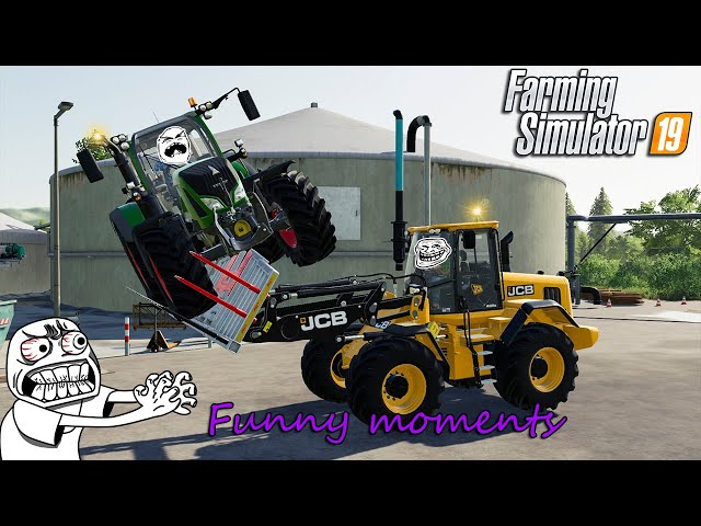 Funny Moments & Crash Compilation - Farming Simulator 19 Multiplayer #6