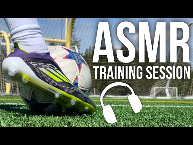 ASMR Individual Training Session in Adidas F50 Elite | Soccer / Football Training Session