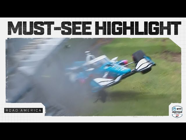 Josef Newgarden OK after pounding wall in vicious qualifying crash | INDYCAR