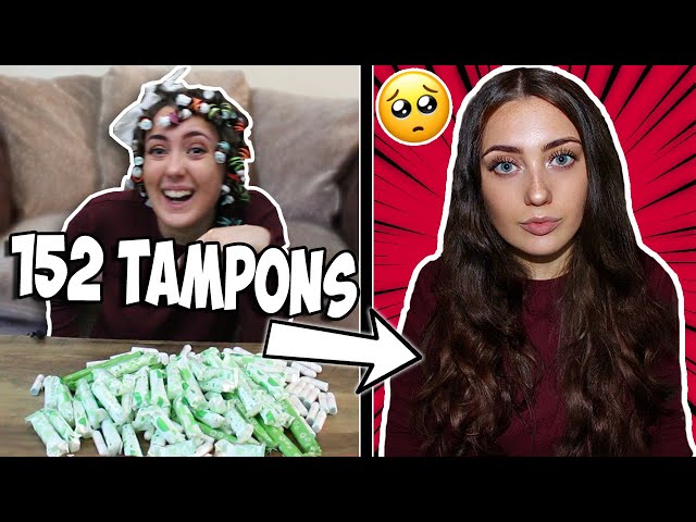 🥺I Curled My Hair With TAMPONS and THIS HAPPENED...