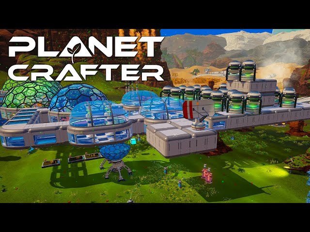 So we built our base in the sky | Planet Crafter