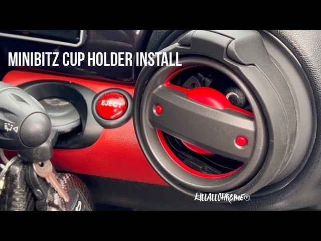 MINIBitz Cup Holder Install Video - KillAllChrome - R56 Gen 2