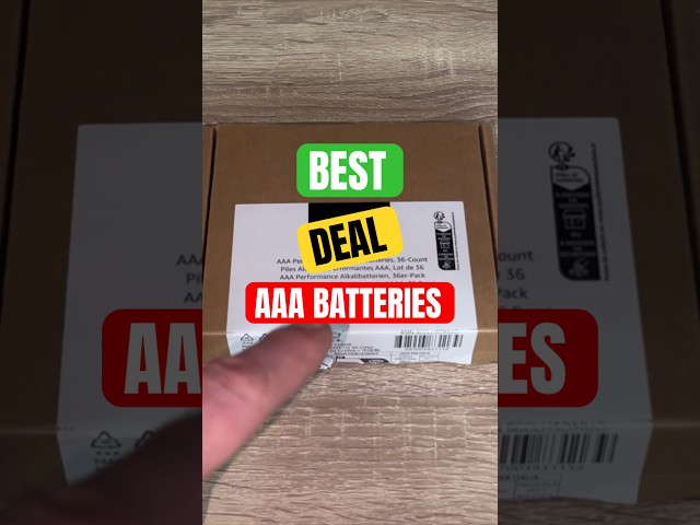 Why I Love These Batteries - Amazon Basics AAA #amazon #products #amazonfinds #batteries