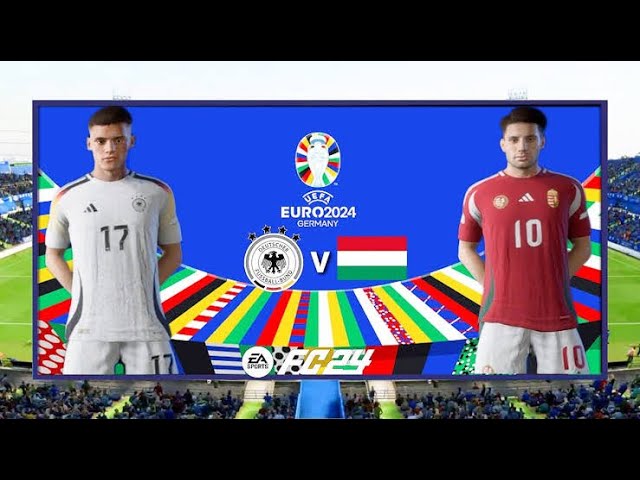 (PS5) EA FC 24 | UEFA EURO 2024 | GERMANY VS HUNGARY | 4K 60 UHD | FULL GAMEPLAY