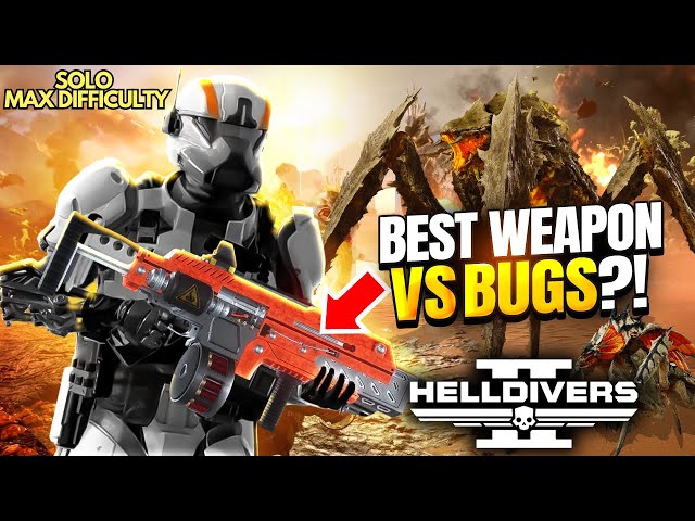 Breaker Incendiary: Best Primary Weapon Against Bugs!? | Helldivers 2 Solo Gameplay in 4K HDR