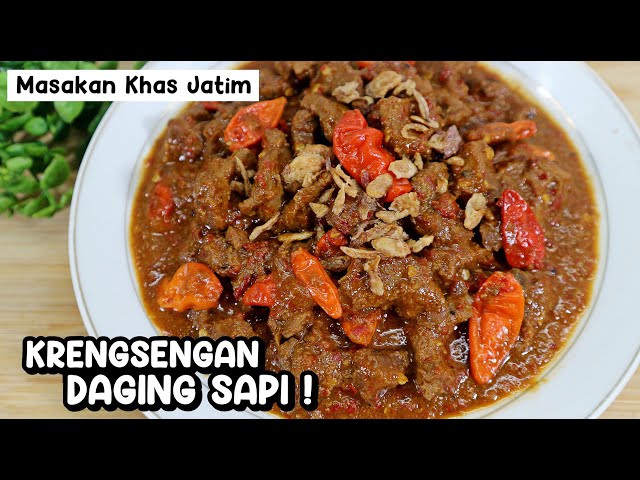 RESEP KRENGSENGAN DAGING SAPI KHAS JAWA TIMUR | Ide Masakan Daging Sapi