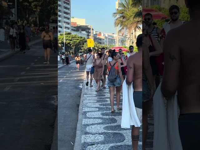 🇧🇷 Walking Leblon Beach, Rio de Janeiro | Brazil #shorts