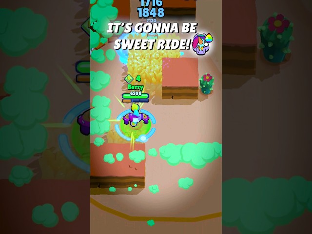 IS BERRY BROKEN!?🤯 New Brawler Can Heal and Deal Insane Damage #brawlstars #bs #shorts