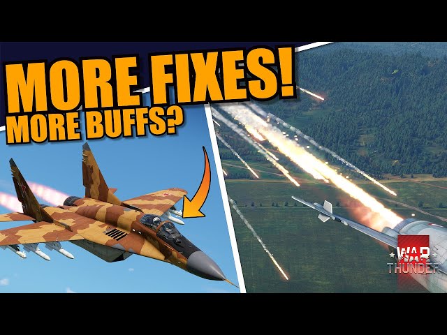 War Thunder - MORE FIXES & BUFFS! MiG-29SMT NOW can shoot at 4 targets! Countermeasures FIXED!