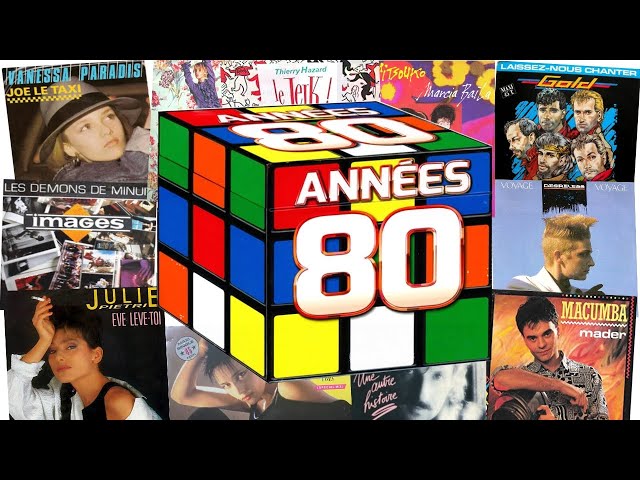 100% Tubes Français Années 80 | 100% Top French of 80's (MegaMix) [Image, Gold, Niagara, and more]