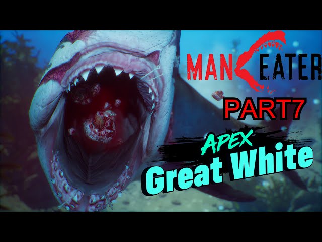 Maneater Story Mode:Apex Great White Shark Vs Bull Shark In Prosperity Sands[Gameplay No Commentary]