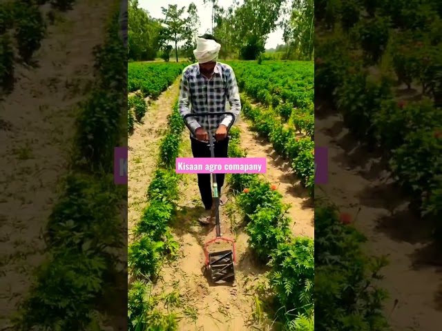 roller hand beader # कृषि यंत्र ,किसान भाइयों यह एक खरपतवार हटाने वाला यंत्र है