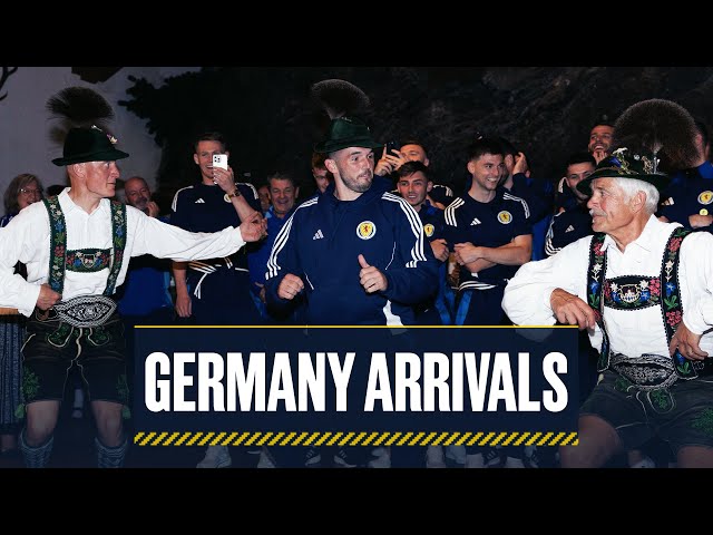 Dancing McGinn, Scotland Land in Germany! 🇩🇪 | EURO 2024 Arrivals |  Scotland National Team