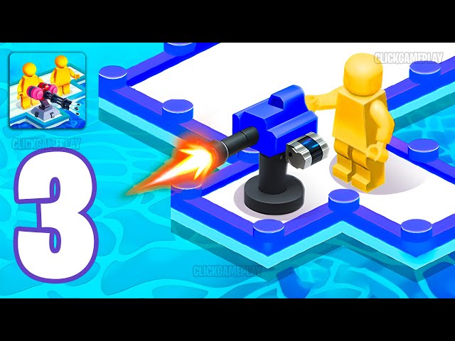 Sea Battle Raft Gameplay Walkthrough Part 3 - Tutorial Navy War Commander (Android,iOS)