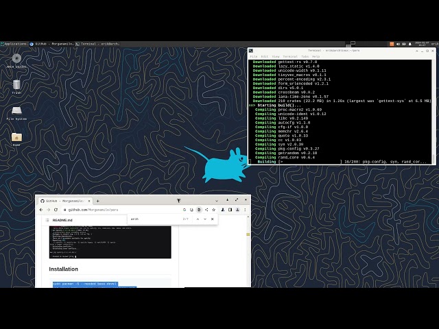ArcoLinux : 3817 Arch Linux - Installing Awesome - workflow video