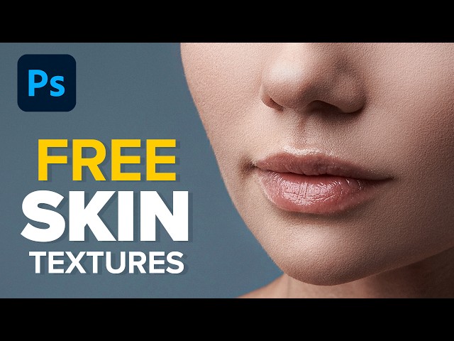 Create Highly Realistic SKIN TEXTURE In Photoshop! [FREE Download]