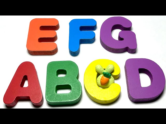 Collection of uppercase alphabet dotted lines, ABCD for kids, Rhymes, A to Z, PC300
