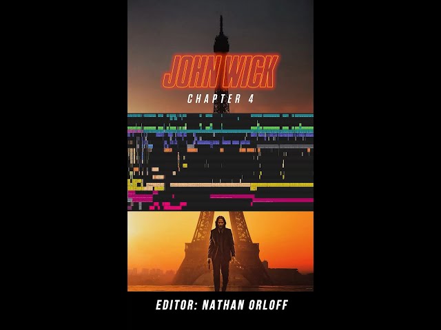 🤩 John Wick: Chapter 4 — Media Composer timeline 📷 Nathan Orloff