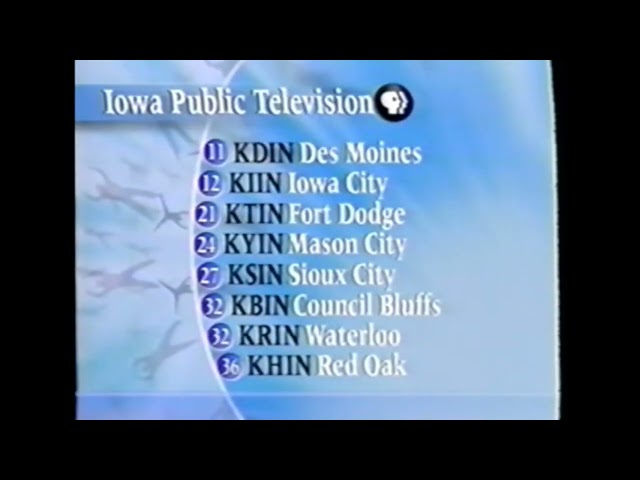 Iowa Public Television, Now Iowa PBS (PBS) Station ID 1997