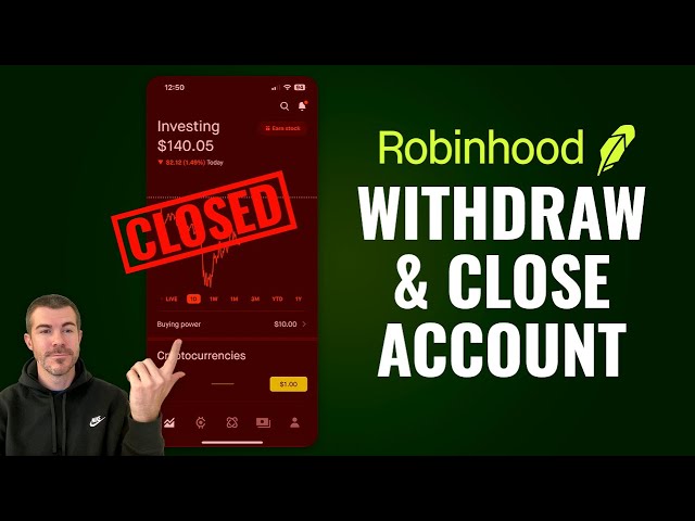 How to Withdraw & CLOSE Robinhood Account