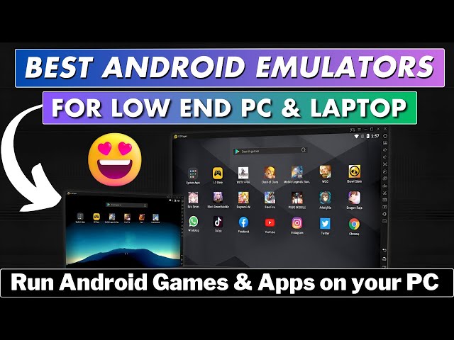5 Best Android Emulators for Windows PC & Laptop in Hindi | Run Android Games & Apps on your PC. 🔥🔥🔥