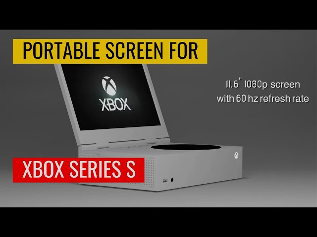 xScreen Turns Xbox Series S into a Portable Laptop-like Gaming Device | Monitor | Kickstarter