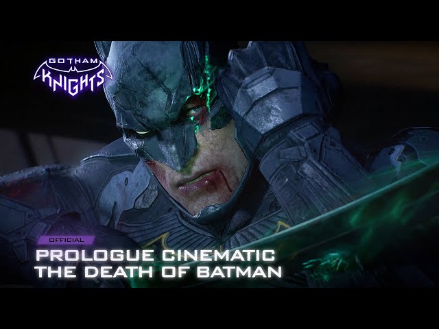 Gotham Knights - Official Prologue Cinematic - The Death of Batman