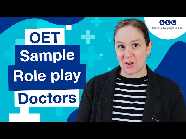 OET Speaking Sample Role Play (Medicine)