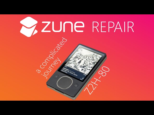 Zune Z2H-80 Repair - A Journey