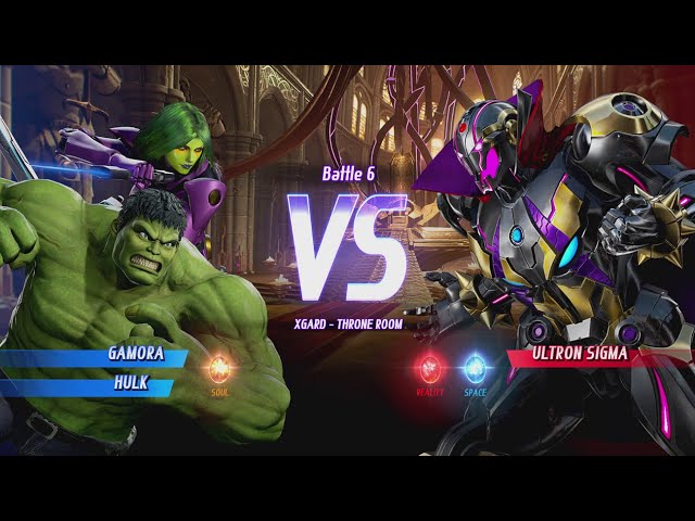 Marvel vs Capcom Gamora & Hulk vs Ultron Sigma