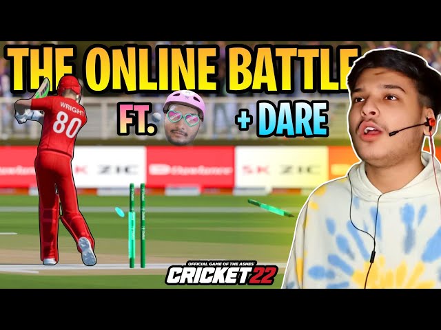 THE ONLINE BATTLE! Funniest Cricket Match | Cricket 22