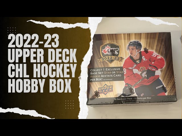 2022-23 Upper Deck CHL Hockey Hobby Box Connor Bedard Hunting!