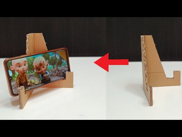 DIY how to make an easy HP stand holder from cardboard