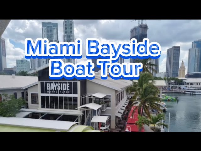 4K Bayside Marketplace Tekne Turu. Miami'ye Cruise Gemisiyle Geldiğimde Neler Yapabilirim?