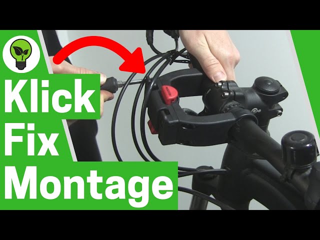 Klickfix Montage ✅ GENIALE ANLEITUNG: Wie Lenkeradapter für Fahrradkorb & Tasche Vorne Befestigen???