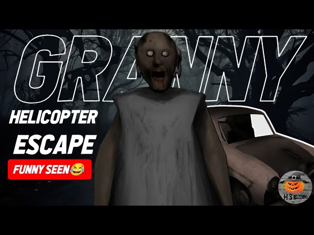 Escaping Granny Chapter 2 with a Helicopter – Funny and Moments!🚁😂|  Helicopter Havoc | #youtube