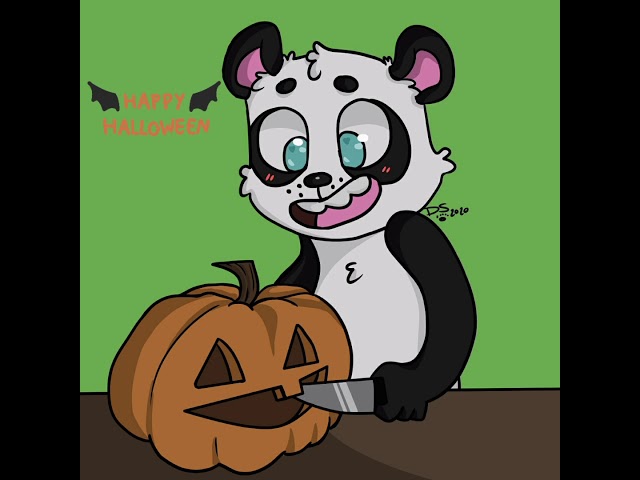 Halloween with da Panda