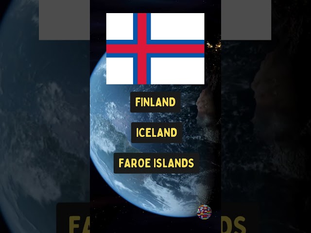 🚩Flags of #scandinavia #europe  #flags #worldflagsquiz #educational #quiz #trivia #vexillology