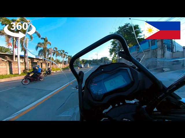 Benelli TRK 502 X Cockpit View in 360° Ride up "the Zig-Zag" in Carmona, Cavite, Philippines