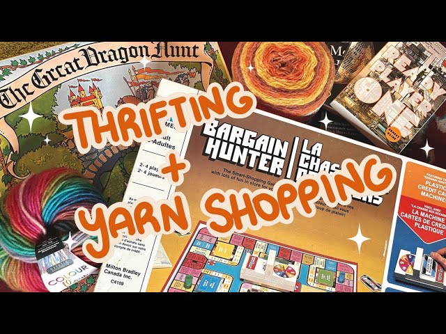 Thrift with me! Also let's buy some yarn!