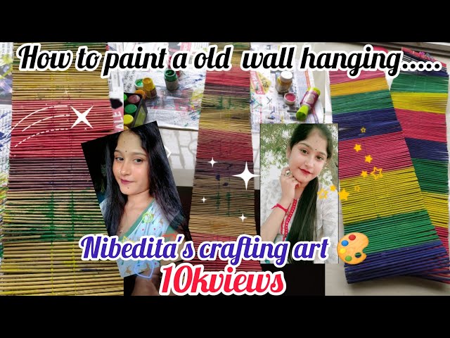 #wall hanging painting ideas#happycrafting #viral😍❤️