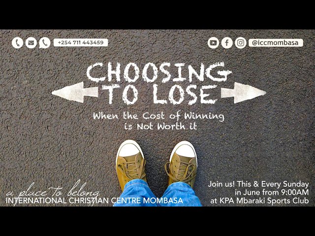 "Choosing to Lose" - When the Cost of Winning is Not Worth It. || Week 3