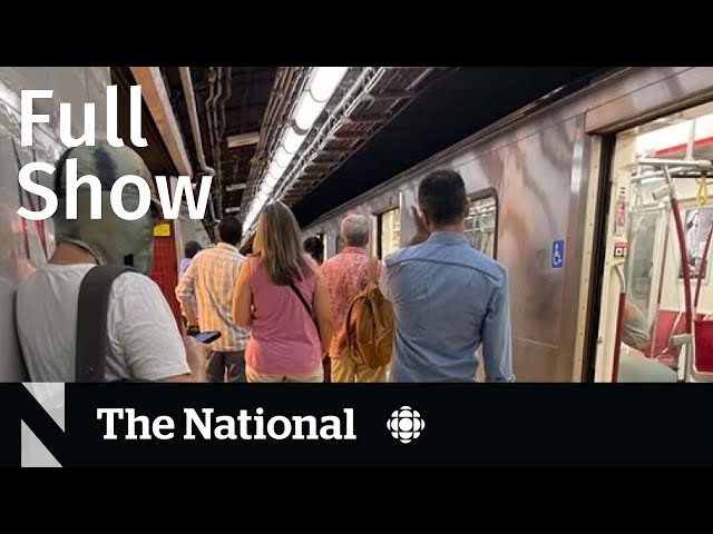 CBC News: The National | Subway stabbing, Twitter rival, Concert concerns