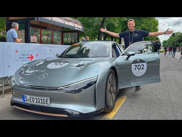 Driving Electric Mercedes in Famous Italian Race!