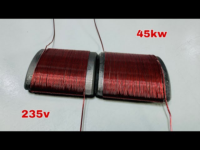 How to winding permanent magnets into 45000w free energy generator