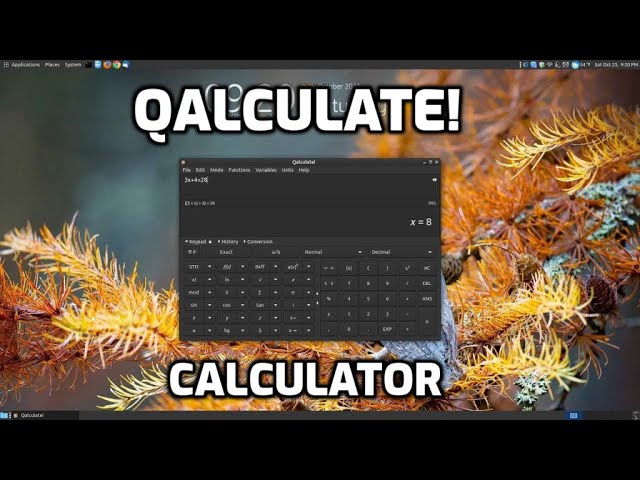 Qalculate! Multi-purpose Desktop Calculator
