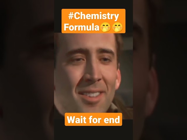 Chemistry Formula 🤣🤣#funnyclip #funnymeme #funnyvideos #newfunnyvideos #lol