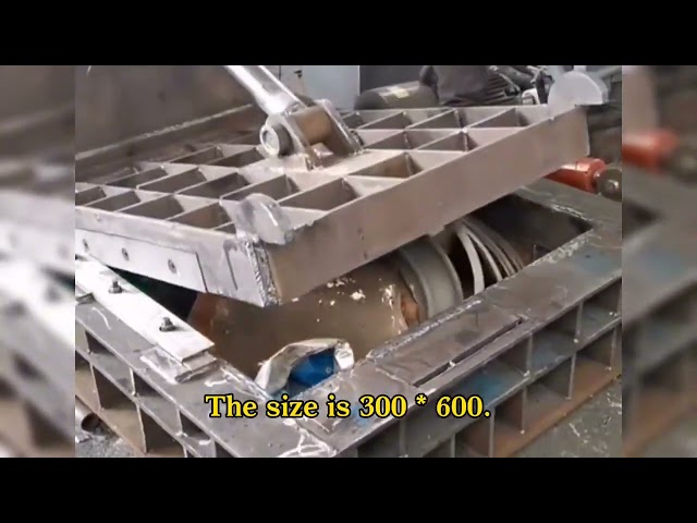 #Aluminum can pressing machine #steel bar pressing machine #metal Pressing block machine