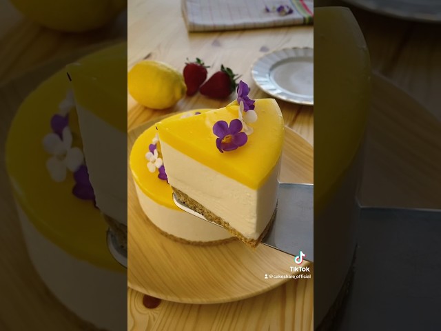 Torta fredda al limone 🤩 #sweet #cooking #cake #dessert