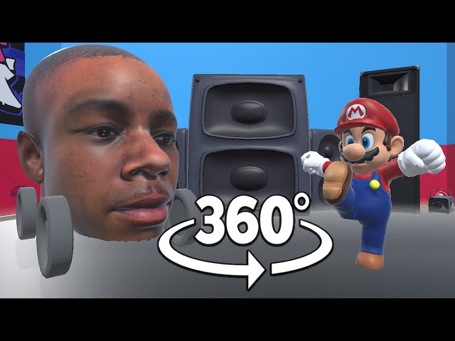 360° DaBaby vs Mario - Friday Night Funkin' in VR